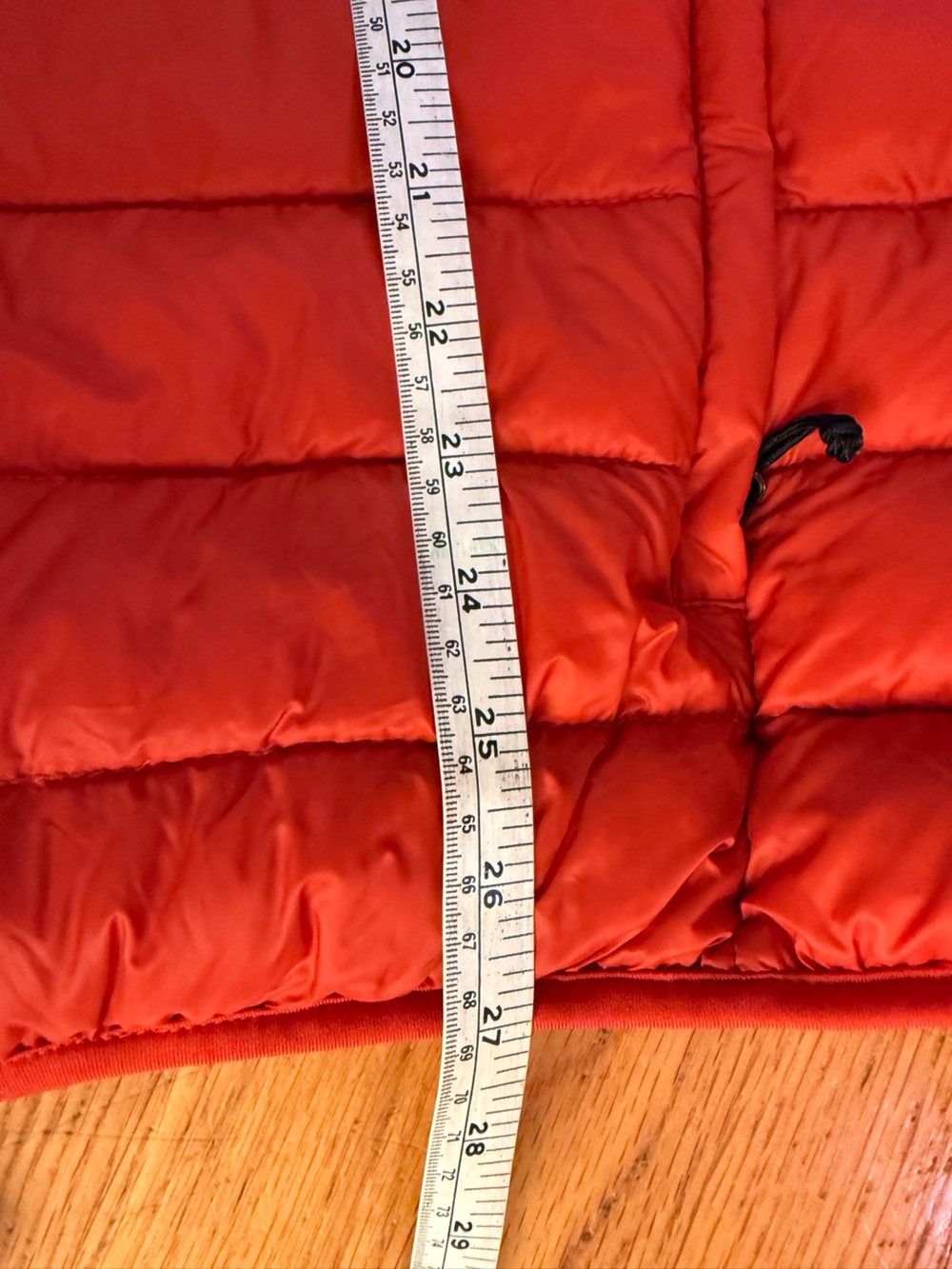 Men’s orange puffer vest - Picture 6 of 6